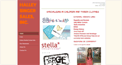 Desktop Screenshot of halleysingersales.com