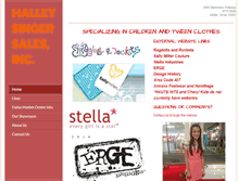 Tablet Screenshot of halleysingersales.com
